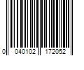 Barcode Image for UPC code 0040102172052