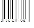 Barcode Image for UPC code 0040102172557