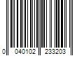 Barcode Image for UPC code 0040102233203