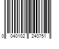 Barcode Image for UPC code 0040102240751