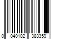 Barcode Image for UPC code 0040102383359