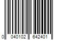 Barcode Image for UPC code 0040102642401