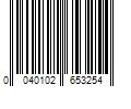 Barcode Image for UPC code 0040102653254