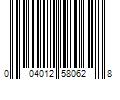 Barcode Image for UPC code 004012580628