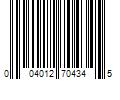 Barcode Image for UPC code 004012704345