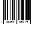 Barcode Image for UPC code 0040135010321