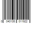 Barcode Image for UPC code 0040135011922