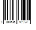 Barcode Image for UPC code 0040141951045