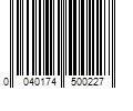 Barcode Image for UPC code 0040174500227