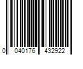 Barcode Image for UPC code 0040176432922