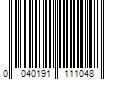 Barcode Image for UPC code 0040191111048