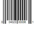 Barcode Image for UPC code 004023000061