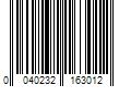 Barcode Image for UPC code 0040232163012