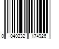 Barcode Image for UPC code 0040232174926