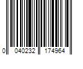 Barcode Image for UPC code 0040232174964