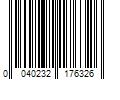 Barcode Image for UPC code 0040232176326