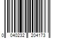 Barcode Image for UPC code 0040232204173