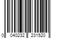 Barcode Image for UPC code 0040232231520