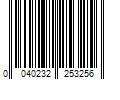 Barcode Image for UPC code 0040232253256