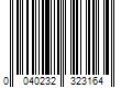 Barcode Image for UPC code 0040232323164