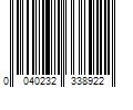 Barcode Image for UPC code 0040232338922