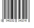 Barcode Image for UPC code 0040232343216