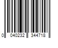 Barcode Image for UPC code 0040232344718