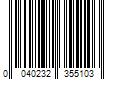 Barcode Image for UPC code 0040232355103