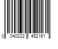 Barcode Image for UPC code 0040232452161