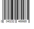 Barcode Image for UPC code 0040232469985