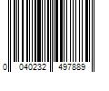 Barcode Image for UPC code 0040232497889