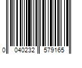 Barcode Image for UPC code 0040232579165