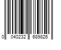 Barcode Image for UPC code 0040232689826