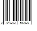 Barcode Image for UPC code 0040232690020