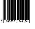 Barcode Image for UPC code 0040232944154