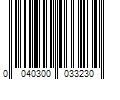 Barcode Image for UPC code 0040300033230