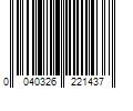 Barcode Image for UPC code 0040326221437