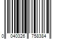 Barcode Image for UPC code 0040326758384