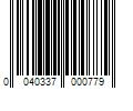 Barcode Image for UPC code 0040337000779