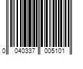 Barcode Image for UPC code 0040337005101