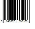 Barcode Image for UPC code 0040337005163