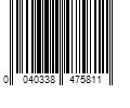 Barcode Image for UPC code 0040338475811