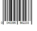 Barcode Image for UPC code 0040395562233