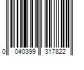 Barcode Image for UPC code 0040399317822