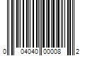 Barcode Image for UPC code 004040000082