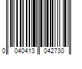 Barcode Image for UPC code 0040413042730