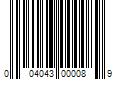 Barcode Image for UPC code 004043000089