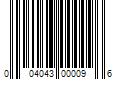 Barcode Image for UPC code 004043000096