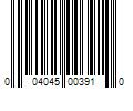 Barcode Image for UPC code 004045003910