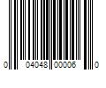 Barcode Image for UPC code 004048000060